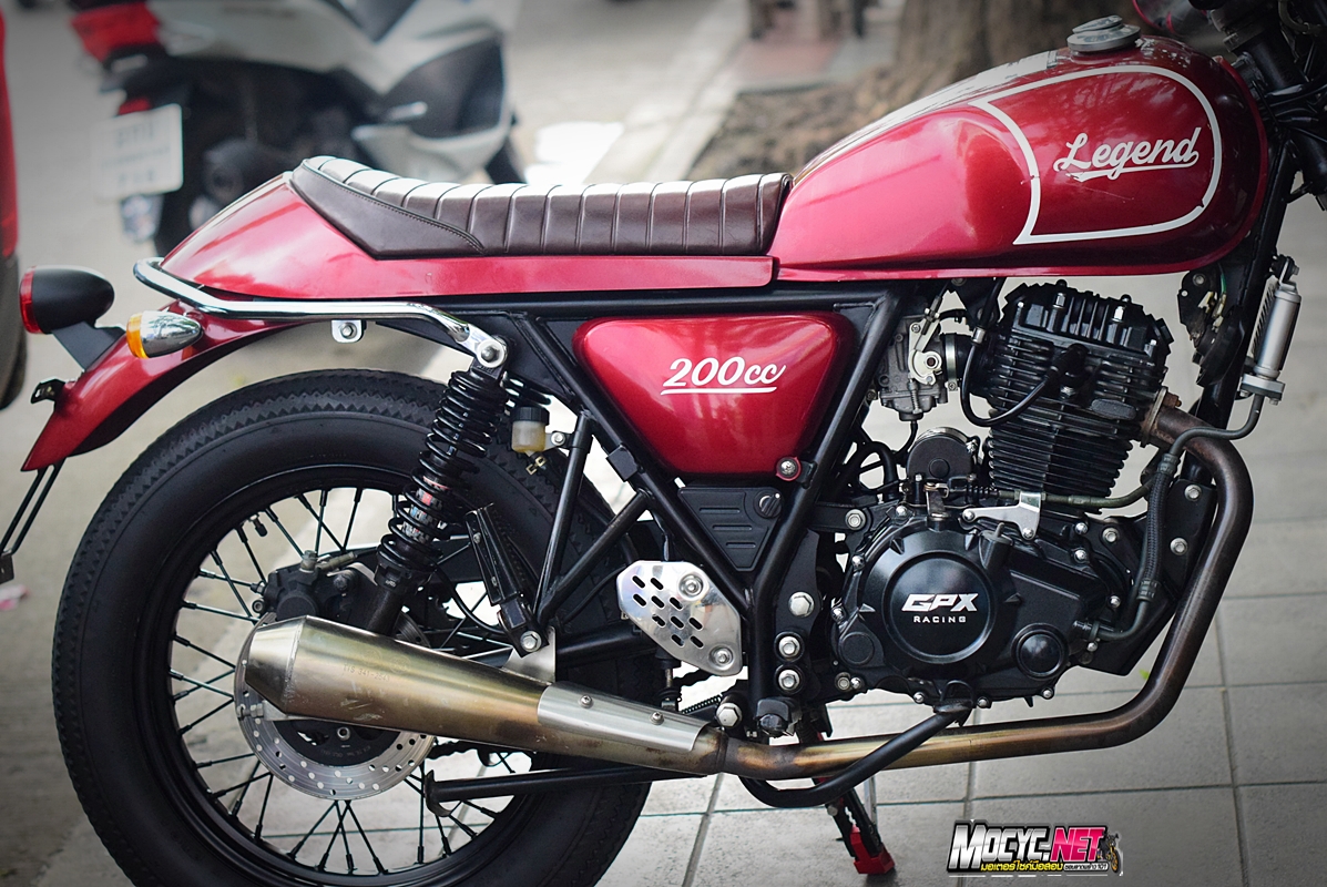 (( ขายแล้วครับ )) legend 200 สีแดง แต่งสวยตามรูป