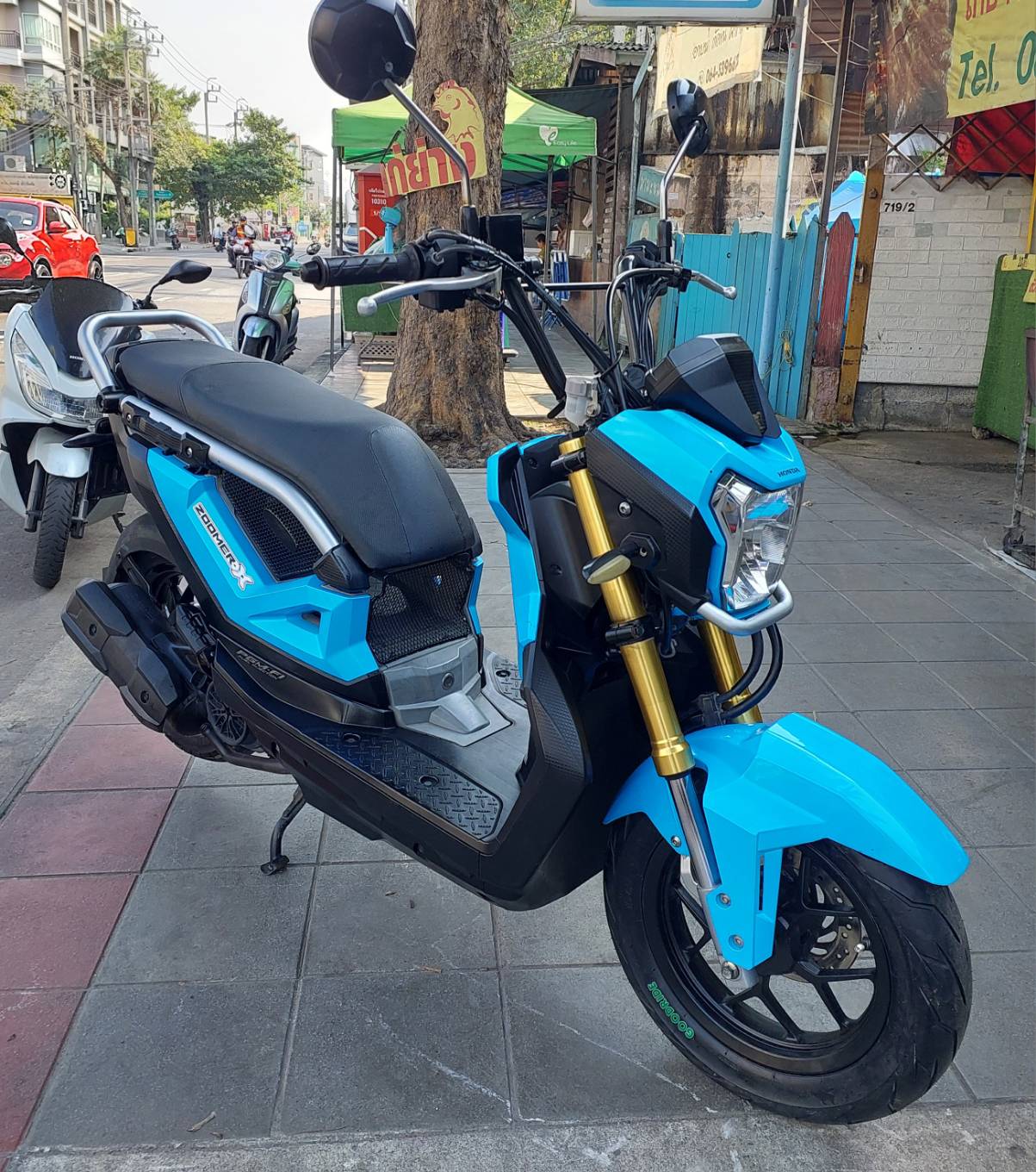 (ปิดการขายครับ)zoomer x ตัวใหม่ ไมล์ดิจิตอลแล้ว เครื่องยนต์ตัวใหม่เงียบดี