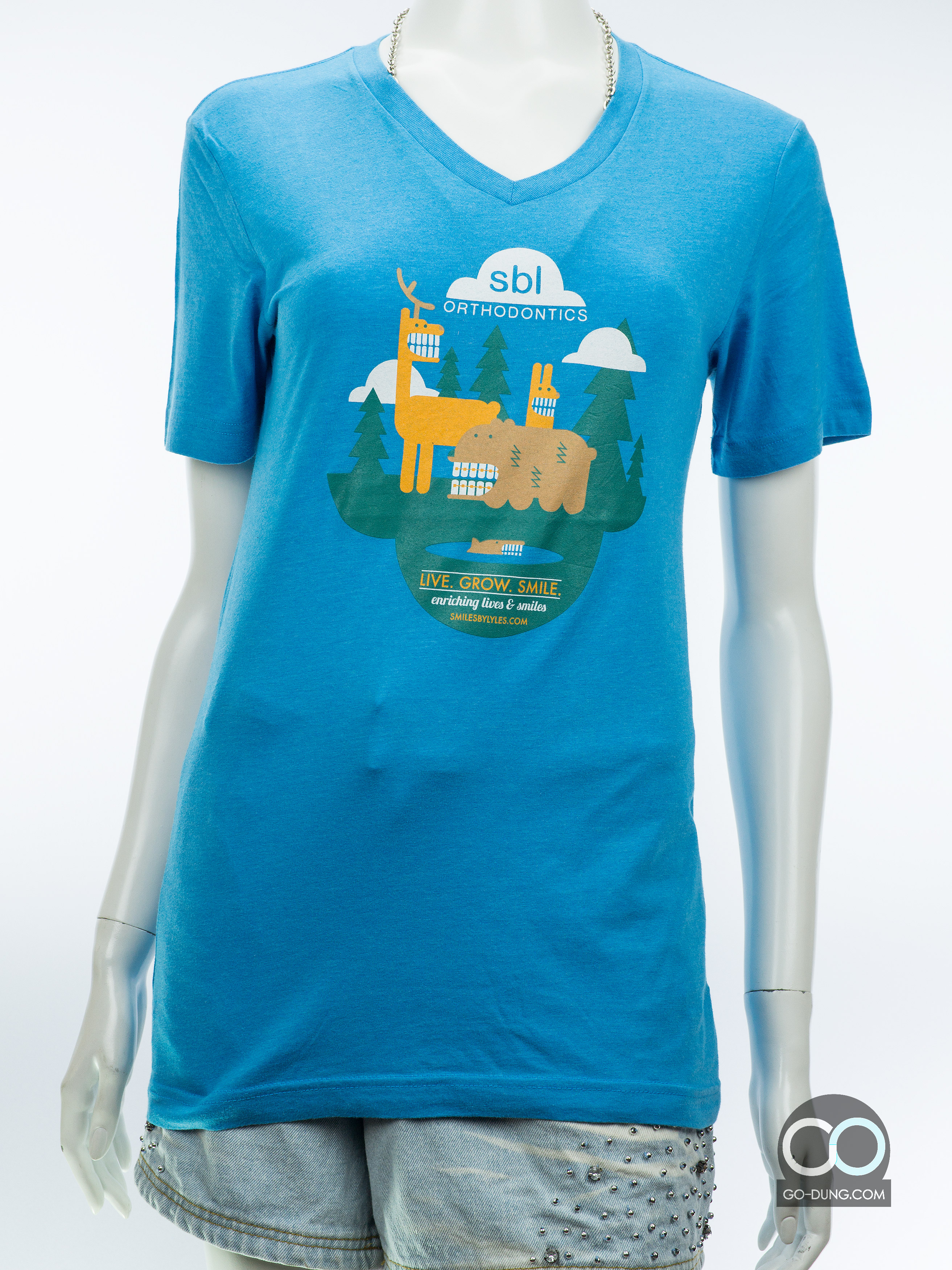เสื้อยืดมือสอง CANVAS : SBI ORTHODONTICS ผ้าบาง ผ้าผสม 52/48