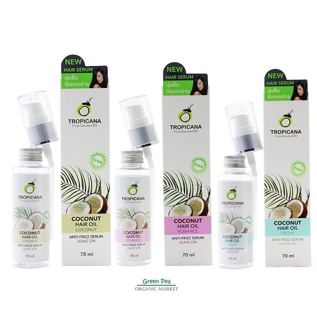 เซรั่มบำรุงผมน้ำมันมะพร้าว Tropicana สูตร NON PARABEN