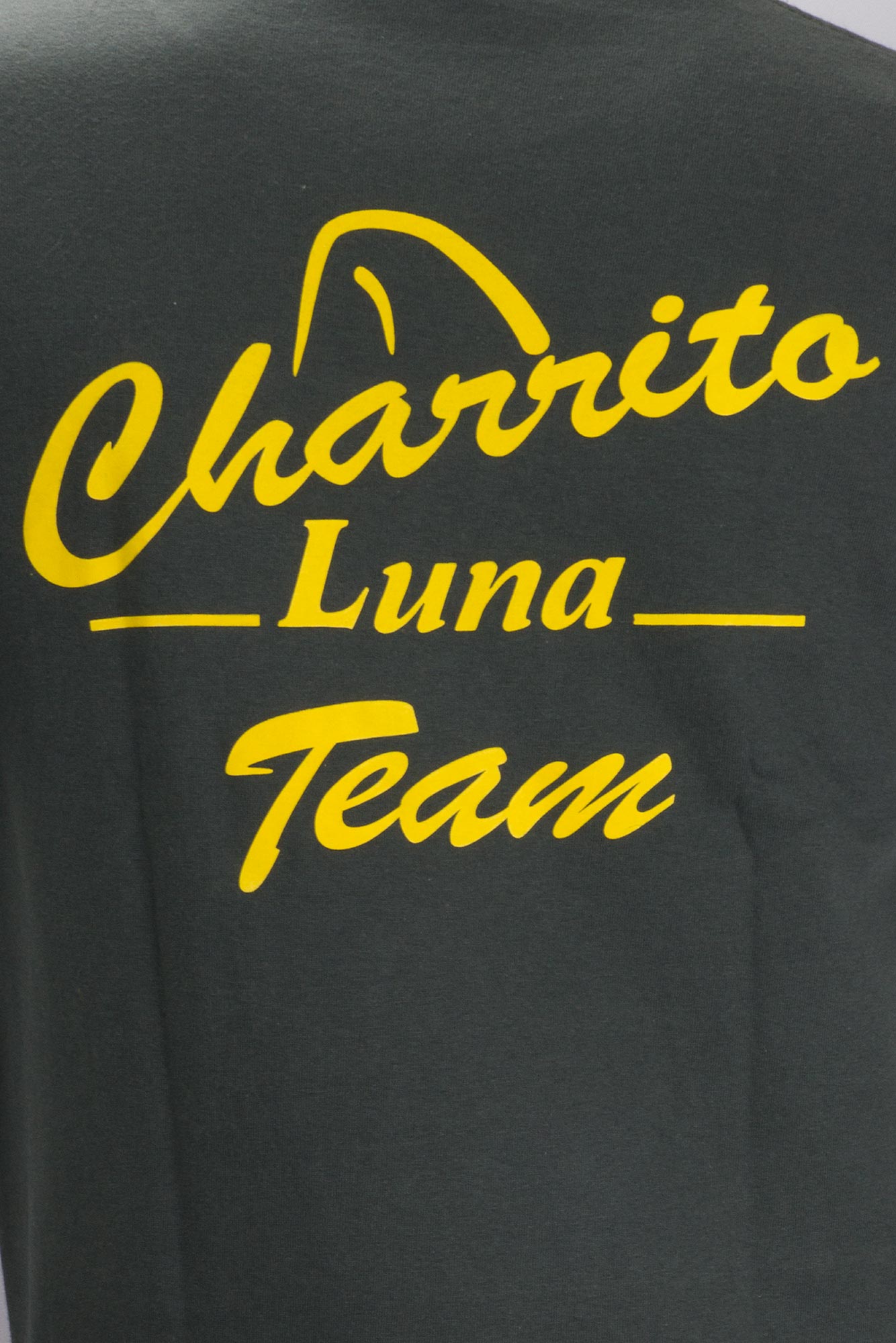 เสื้อยืดมือสอง YAZBEK : CHARRITO LUNA TEAM ผ้า 100 คอตตอน สกรีนนูน