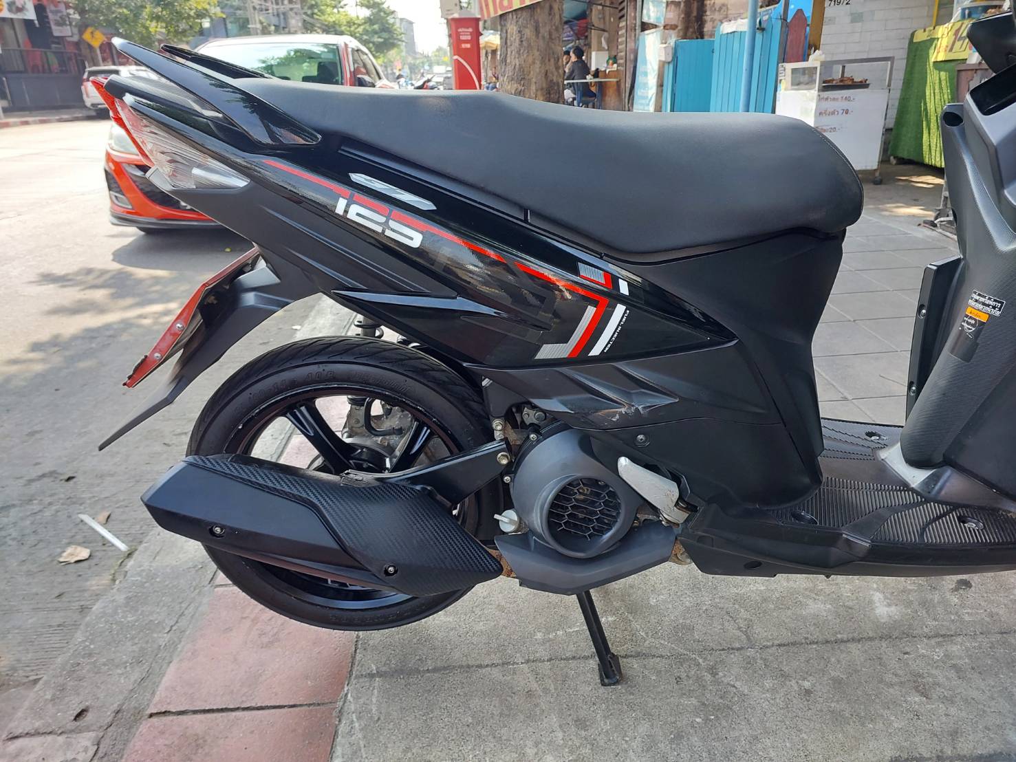 (ปิดการขาย) gt125 สีดำ เงาๆเข้มๆสวย จดทะเบียนปี 61