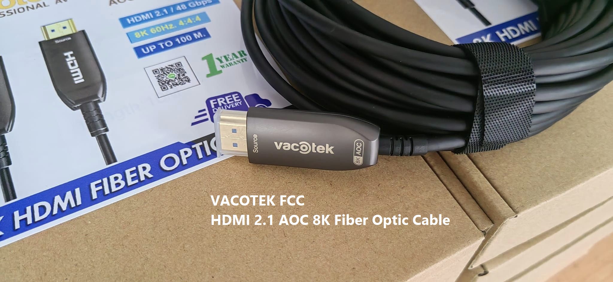 AOC 8K HDMI Fiber Optic Cable 15 M.