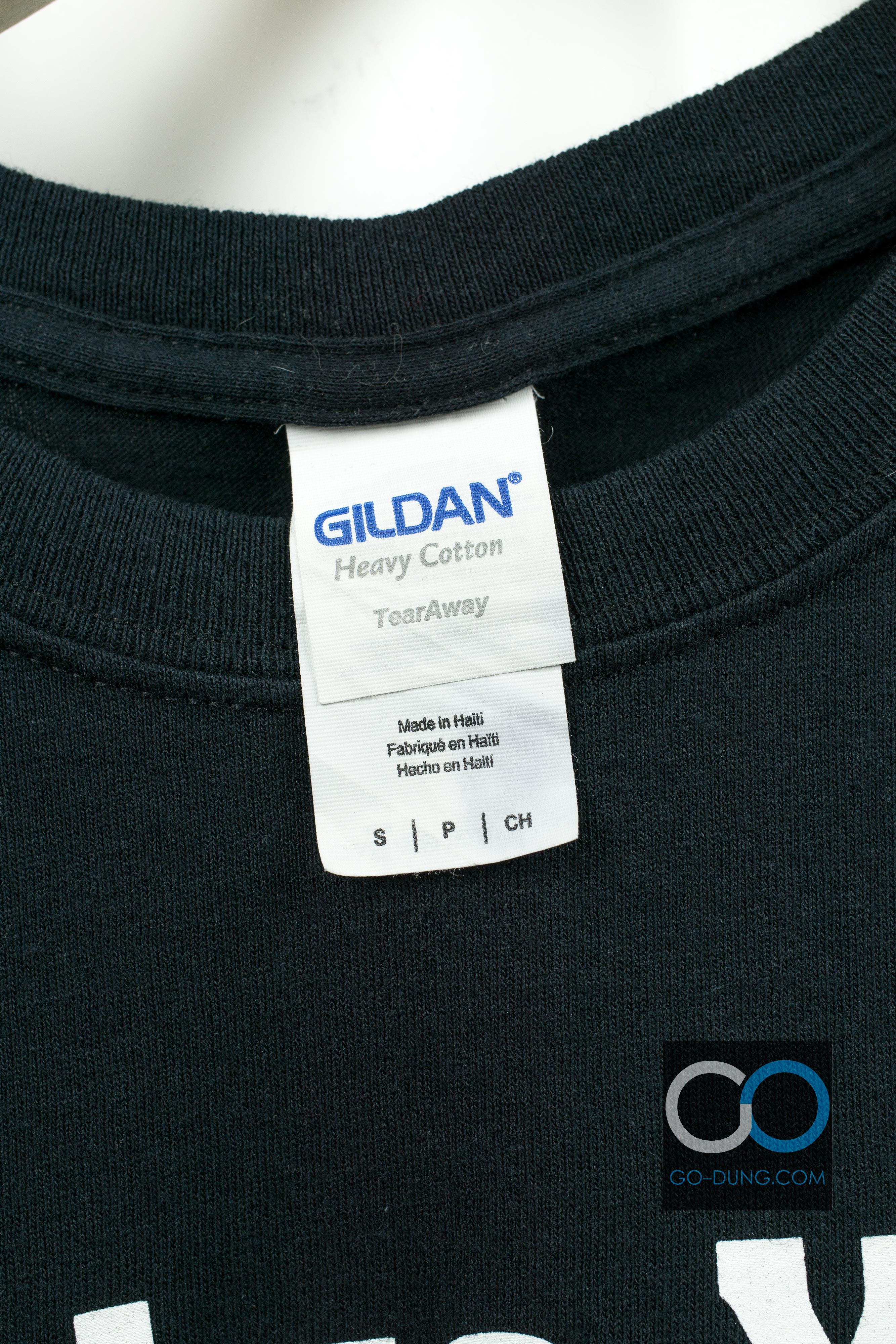 เสื้อยืดมือสอง GILDAN : PLEDGE YOUR # COLLEGIENCE ผ้า 100 คอตตอน