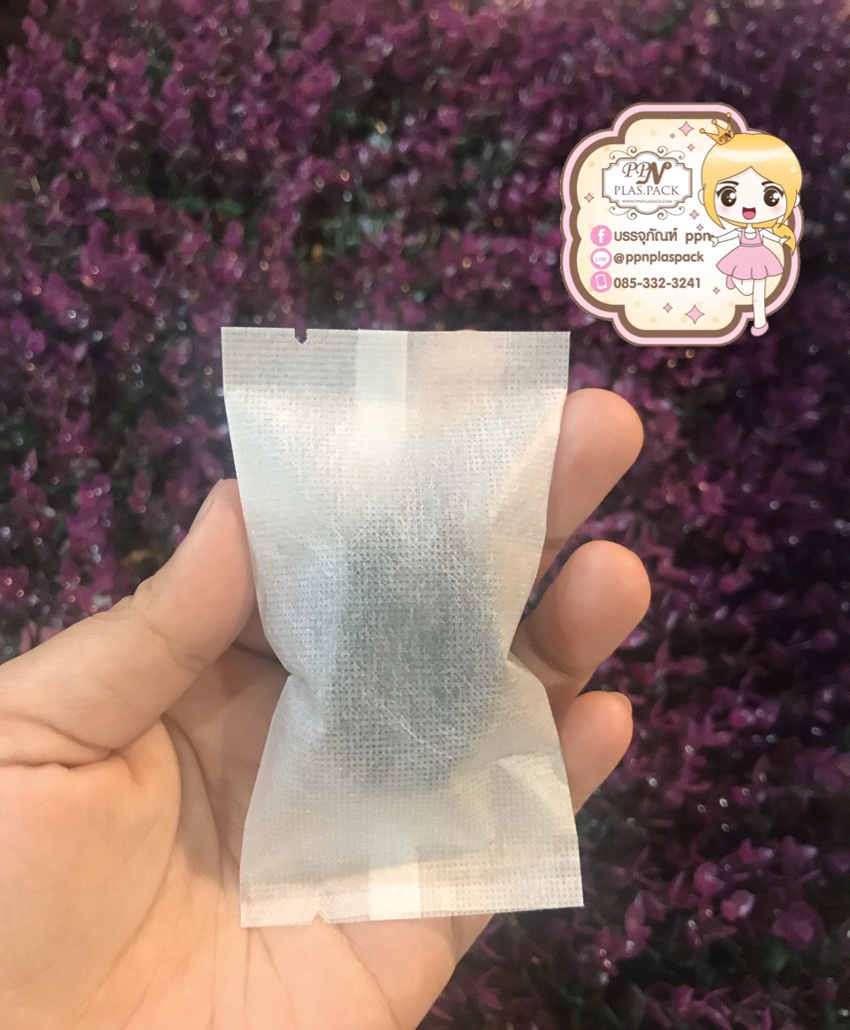 ซองสปันบอล(สีขาว) ใส่สบู่ 30 g. ขนาด 5.5 X 10 cm.