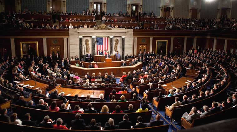 เสื้อยืดมือสอง US HOUSE OF REPRESENTATIVES (สภาผู้แทนราษฎรสหรัฐ) ผ้า 100 คอตตอน