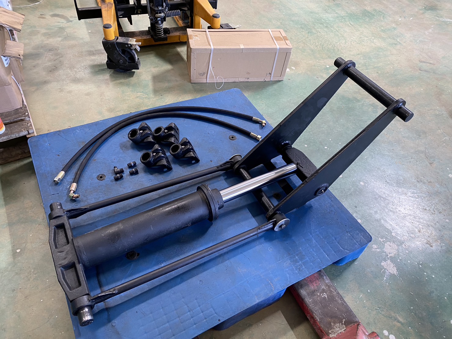 ชุดดั้มพ์ไฮดรอลิค1.5ตัน แกน 50 มม. พร้อมปั้มไฟฟ้า12V ชุดดั้มพ์สำหรับรถเล็ก รถปิคอัพ4x2 รถกระบะ