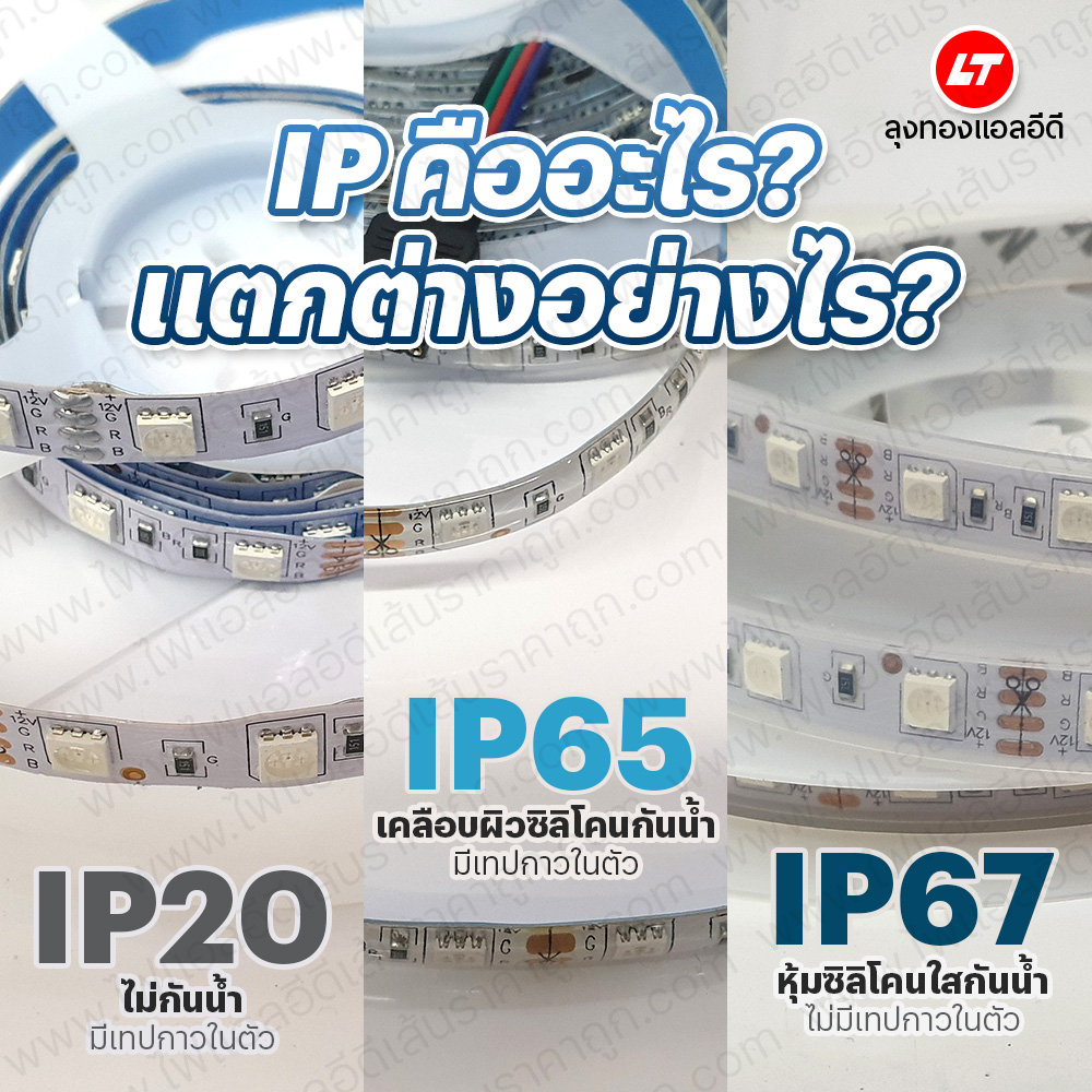 LUMEX LMV07 (XT2835-120-12) ไฟเส้น LED Strip (ขาว/วอร์ม/2,700k/4,000k/5,000k)