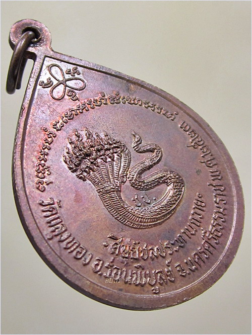 เหรียญศิษย์ชลประทาน พ่อท่านคลิ้ง วัดถลุงทอง จ.นครศรีธรรมราช พ.ศ.๒๕๒๓
