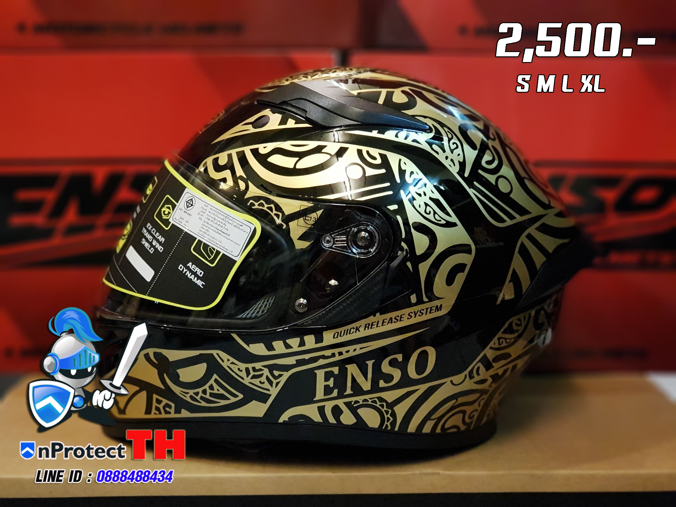หมวกกันน็อค ENZO 2019 (มีให้เลือก 4 สี)