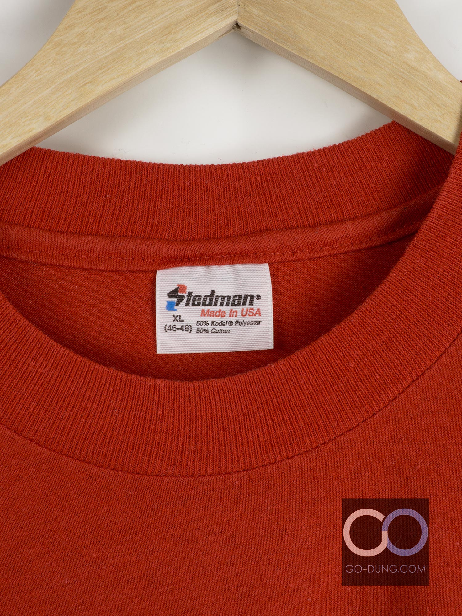 เสื้อยืดผ้าบางวินเทจ STEDMAN 80's : OPERATION SANTA CLAUS ตะเข็บแขนเดี่ยว ตะเข็บชายเสื้อคู่ ผ้า 50/50