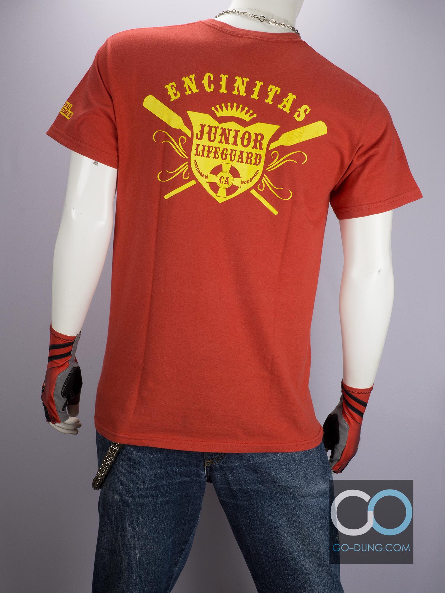 เสื้อยืดมือสอง GILDAN : ENGINITAS JUNIOR LIFE GUARD ผ้า 100 คอตตอน