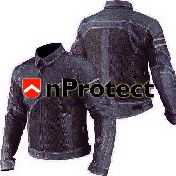 เสื้อการ์ดยีนส์ KOMINE JK-006 AIR FLOW