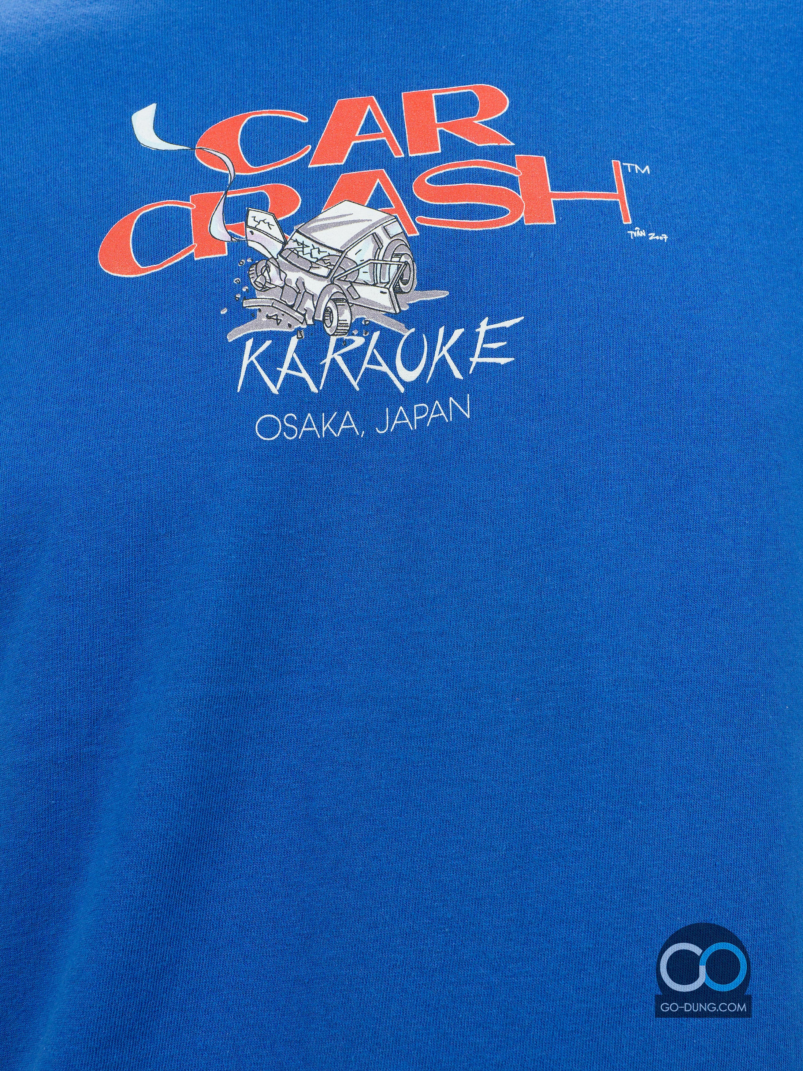 เสื้อยืดมือสอง GILDAN : CAR CRASH KARAOKE OSAKA JAPAN ผ้า 100 คอตตอน