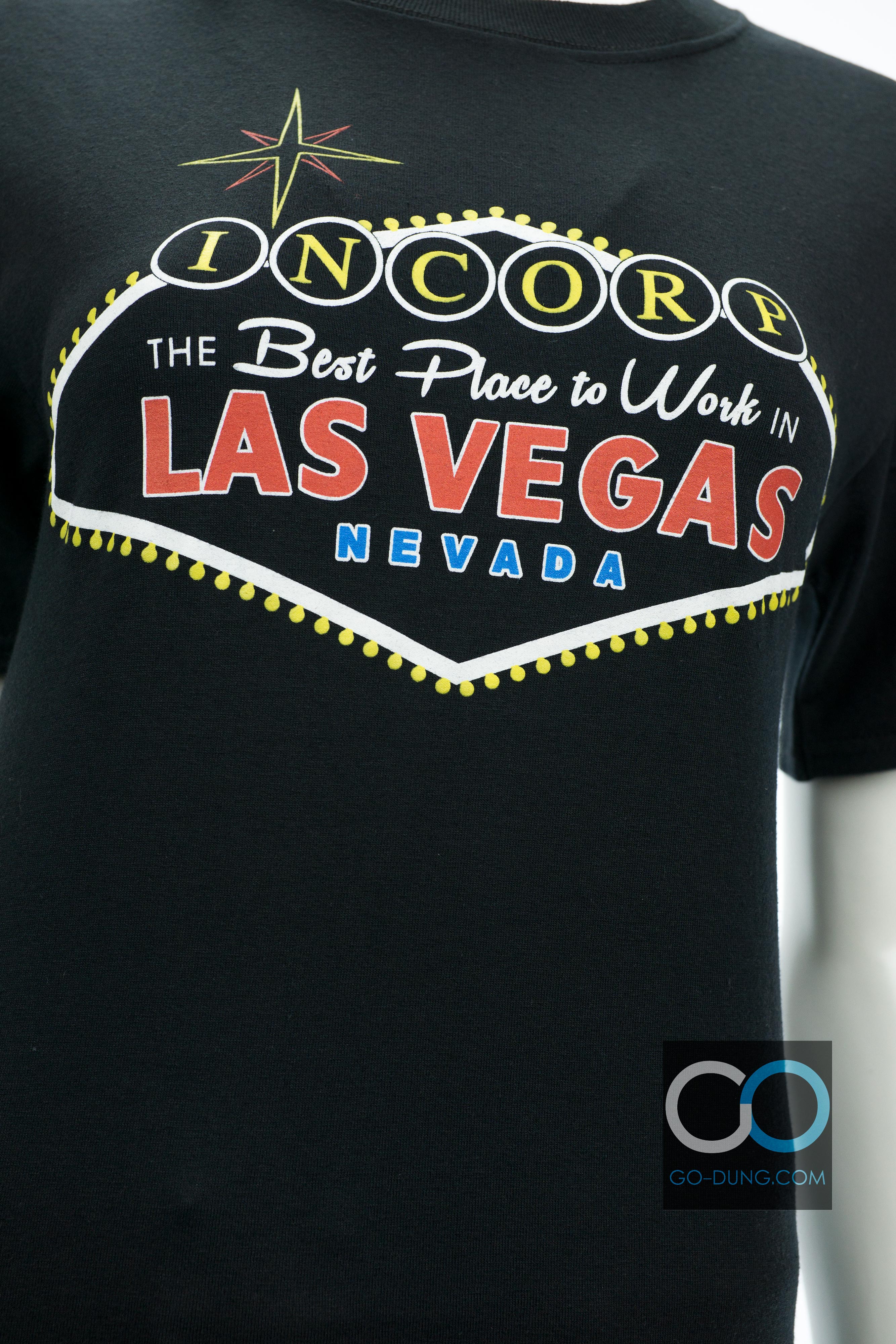 เสื้อยืดมือสอง ผ้าบาง JERZEES : INCORP THW BEST PLACE TO WORK IN LAS VEGAS NEVADA ผ้า 50/50