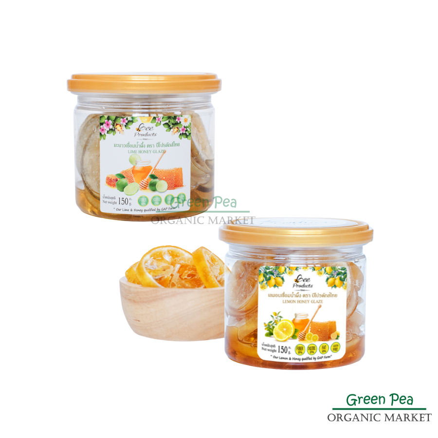 Bee Products Thai เลมอน / มะนาว เชื่อม น้ำผึ้ง ขนาด 150 กรัม Lemon / Lime Honey Glaze เคี้ยวเพลิน ชุ่มคอ ผสมเครื่องดื่ม พร้อมทาน