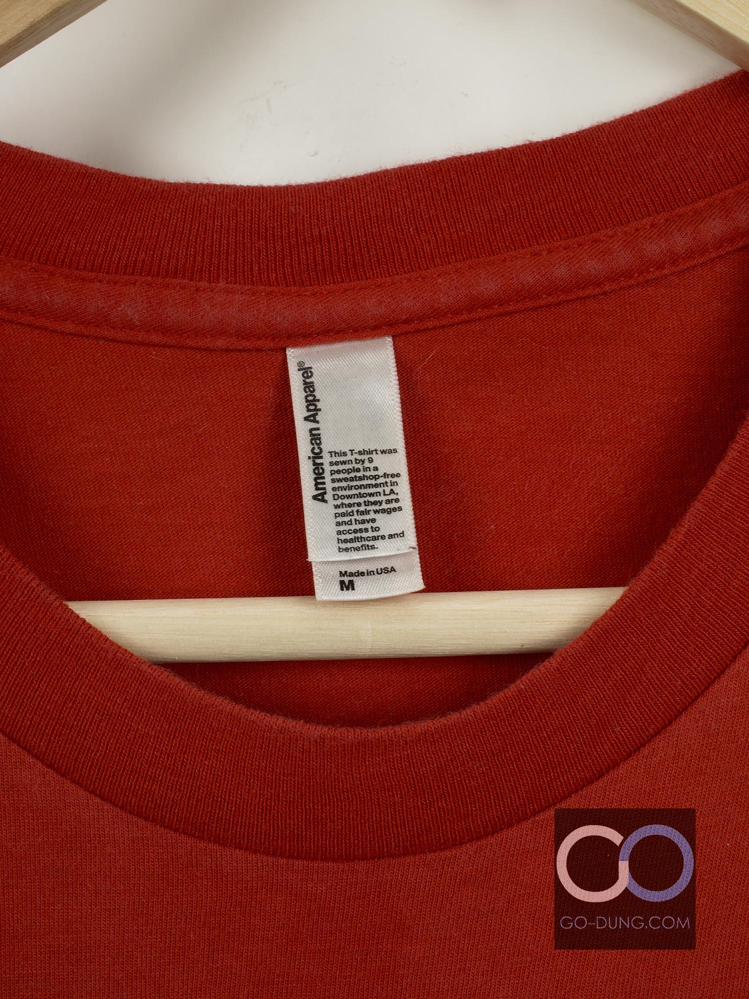 เสื้อยืดมือสอง AMERICAN APPAREL Made in USA ผ้า 100 คอตตอน