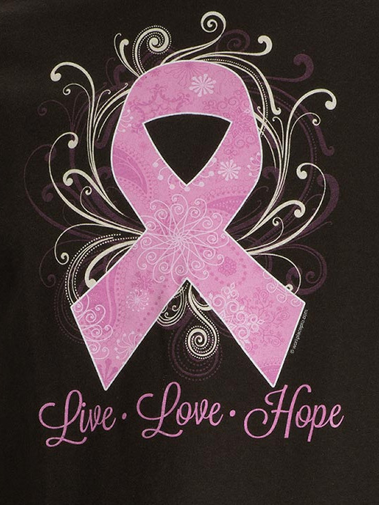 เสื้อยืดมือสอง LIVE LOVE HOPE ผ้า 100 คอตตอน ยี่ห้อ GILDAN