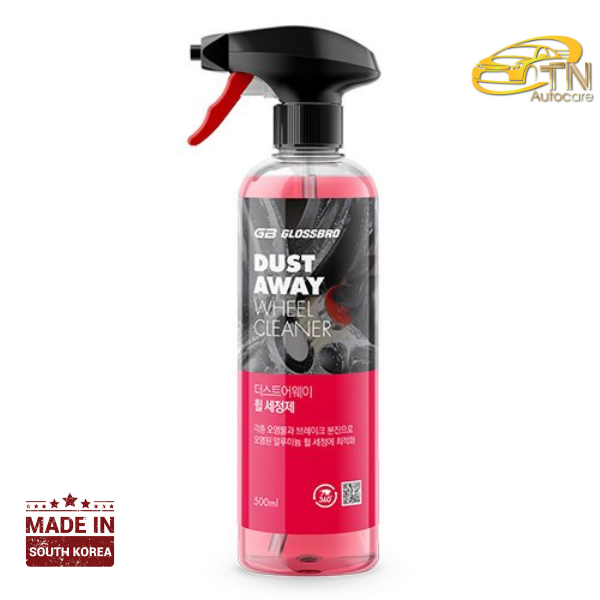GLOSSBRO Dust Away โฟมสเปรย์ทำความสะอาดล้อและยาง 500ml