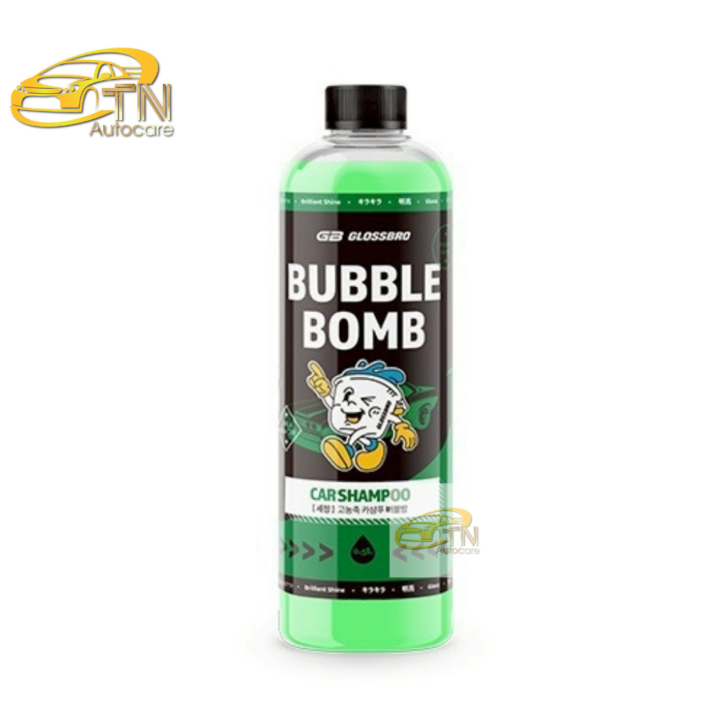 GLOSSBRO Bubble Bomb, แชมพูล้างรถพรีเมี่ยม Premium detailing car shampoo 500ml