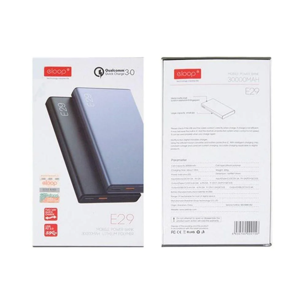 ELOOP E29 30000mAh **ระบุสี**
