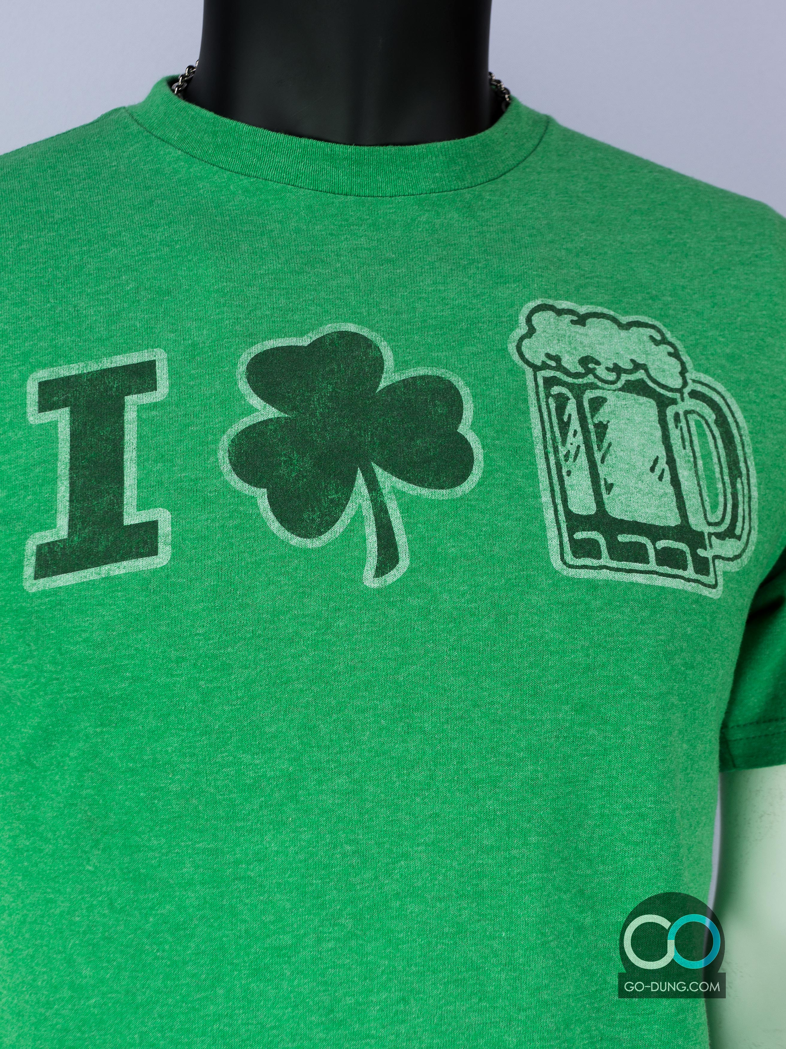 เสื้อยืดมือสอง DELTA : I LOVE BEER ผ้าบาง ผ้า 50/50