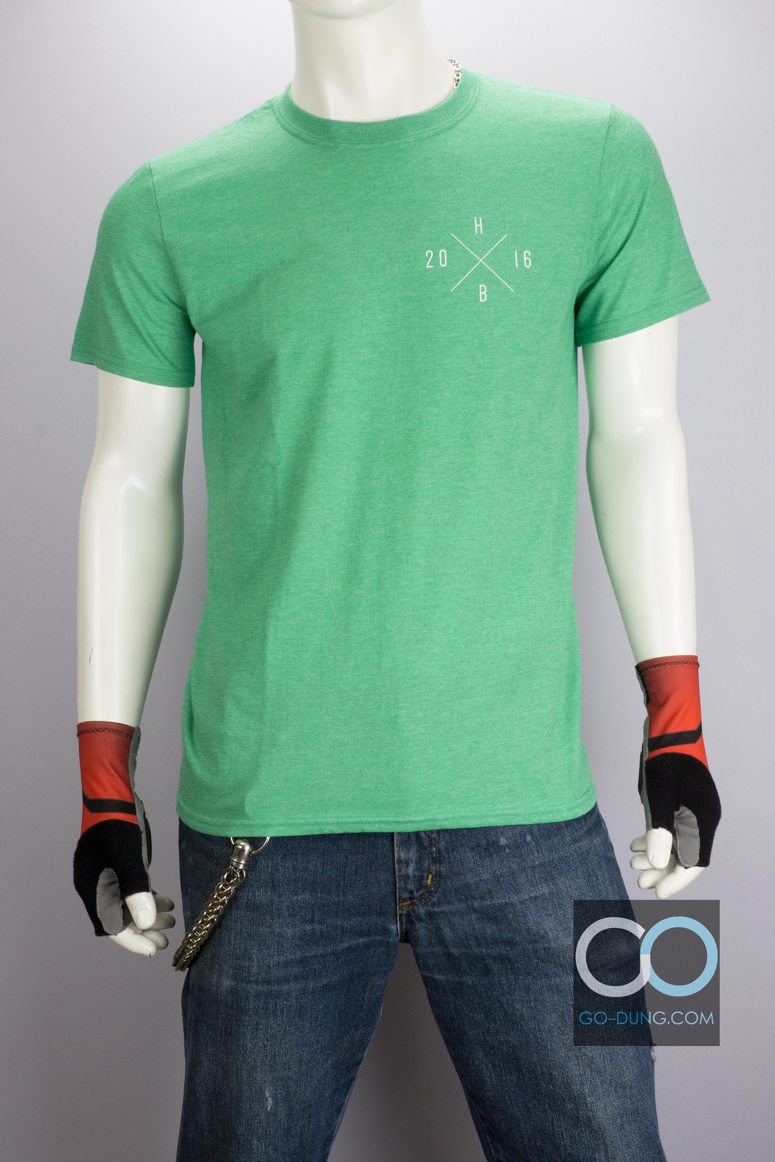 เสื้อยืดผ้าบาง USA ผ้าผสม โพลี ยี่ห้อ GILDAN