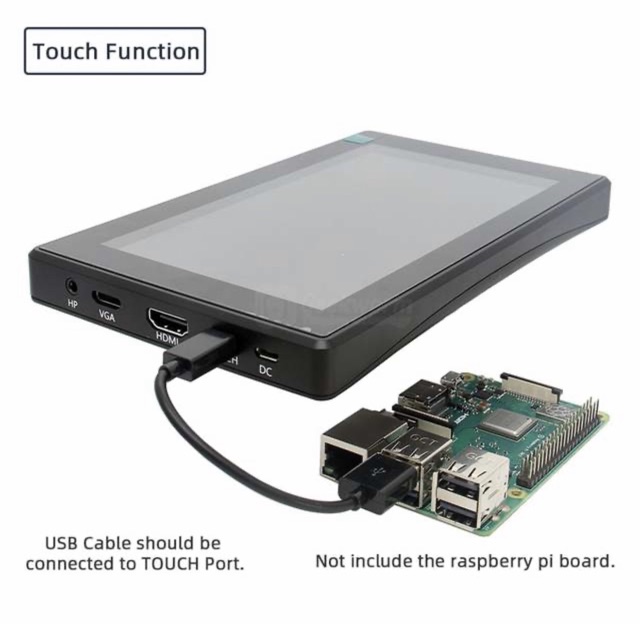 จอ Monitor สำหรับ Raspberry Pi HD Touch Screen 7 " [พร้อมส่งจากไทย]