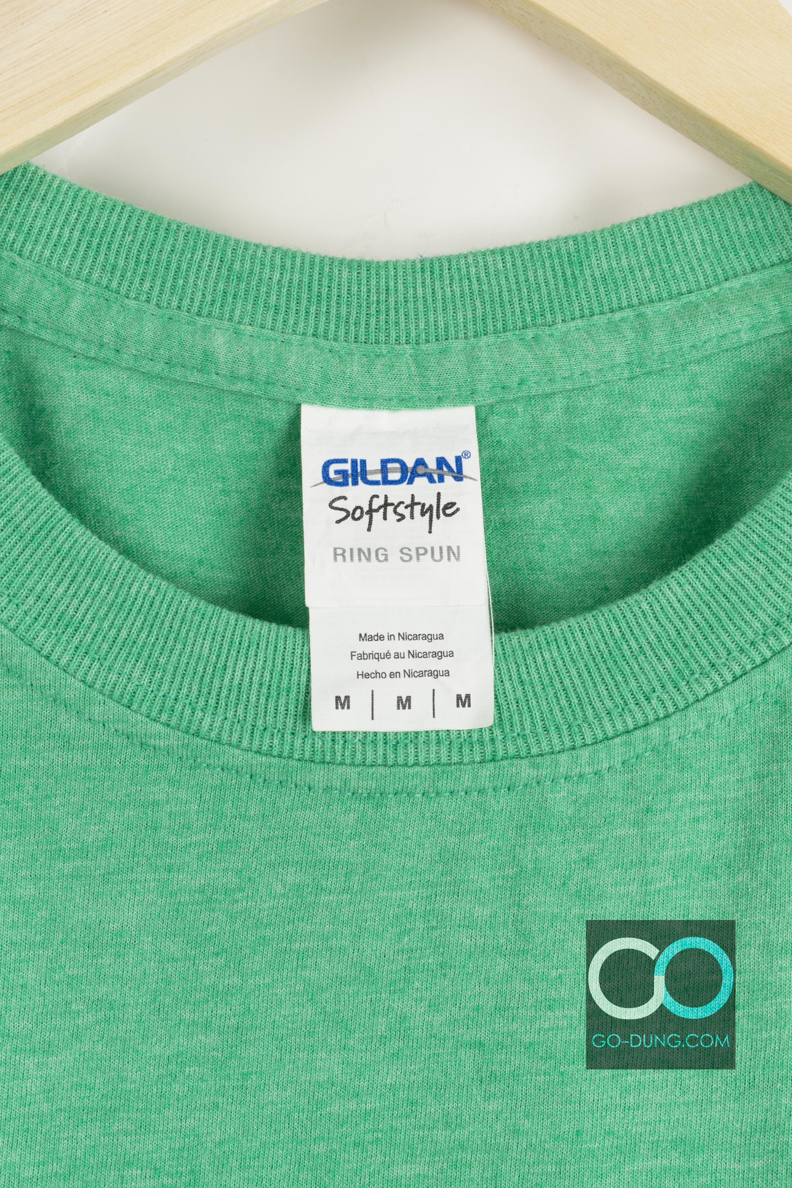 เสื้อยืดผ้าบาง USA ผ้าผสม โพลี ยี่ห้อ GILDAN