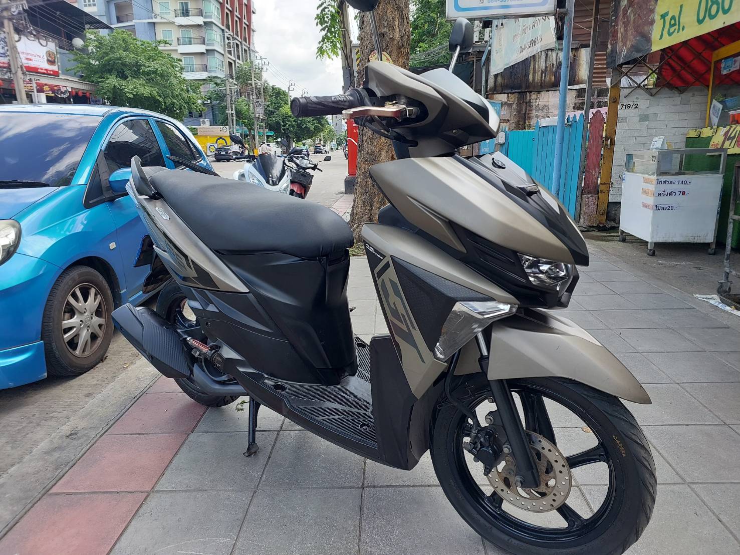 (ปิดการขาย) พร้อม ส่งครับyamaha GT 125 สีเทาทะเบียนปี 2558