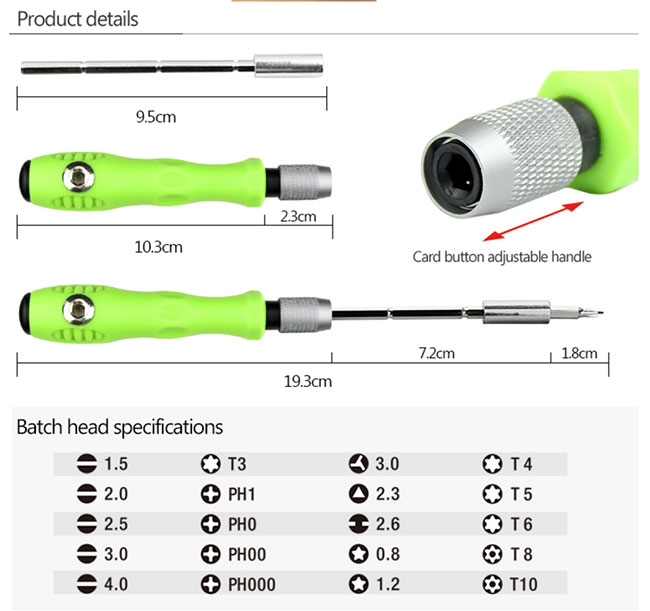 ไขควงชุด - BK-3020