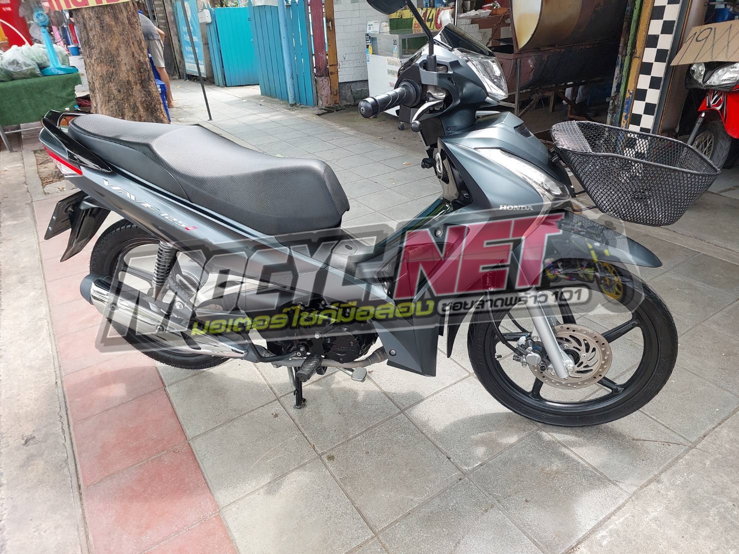 (ปิดการขาย) wave 125 led สีเทาตัวใหม่ปี 2022 รถบ้านมือเดียวซื้อสดจากป้ายแดง เช็คศูนย์ตลอด