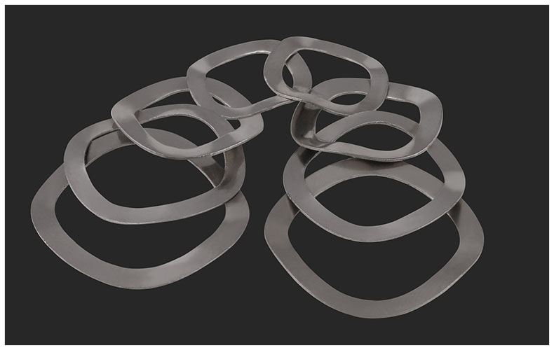 OPP แหวนสปริงรองตลับลูกปืนวัสดุสแตนเลส 304 ขนาด D6-D51 (wave washer stainless 304)