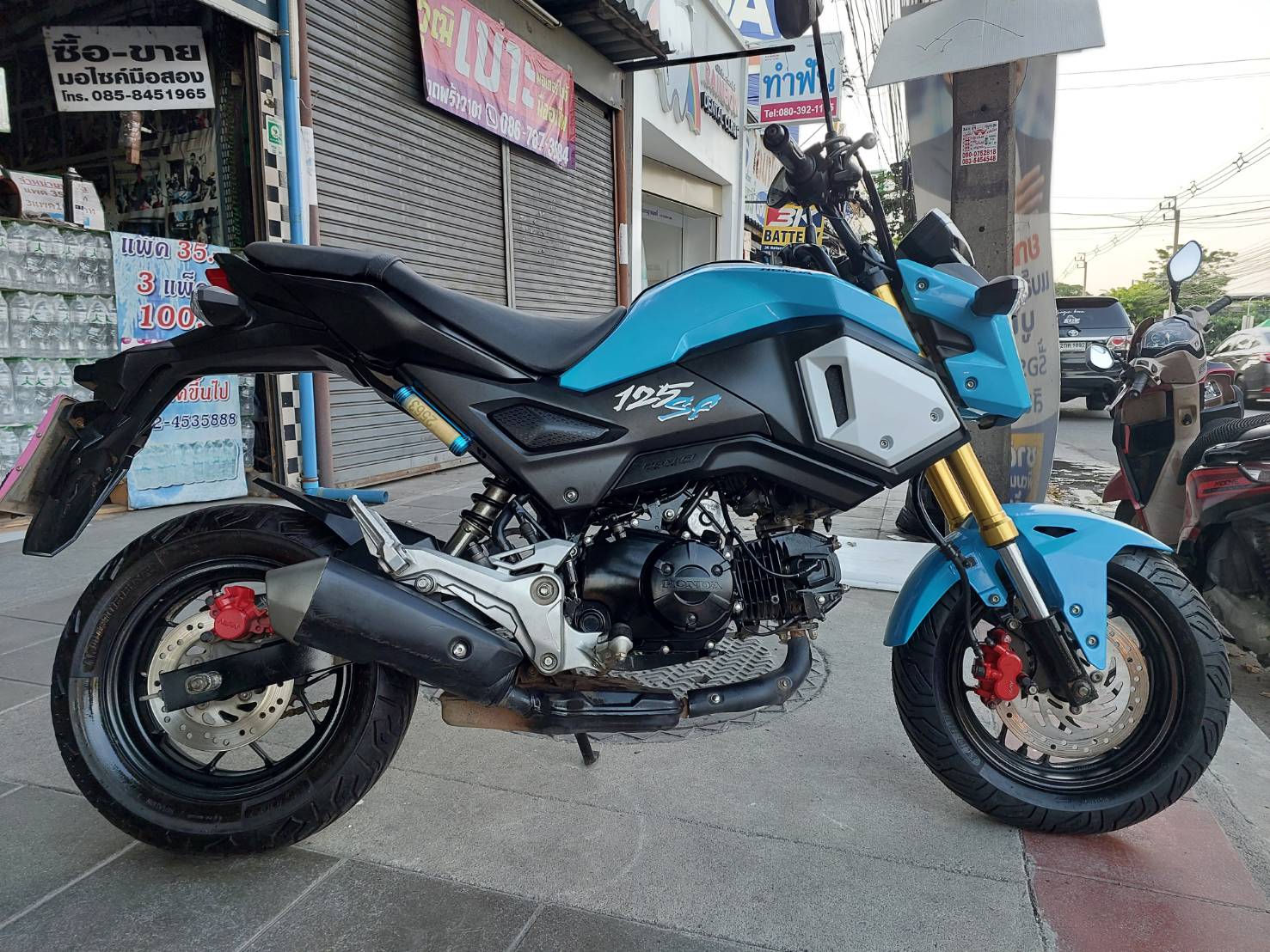 (ปิดขายแล้ว)) msx sf สีน้ำเงินตัวใหม่ สีนี้สวยหายาก จดทะเบียนปี 2562 เครื่องดี สีสวย