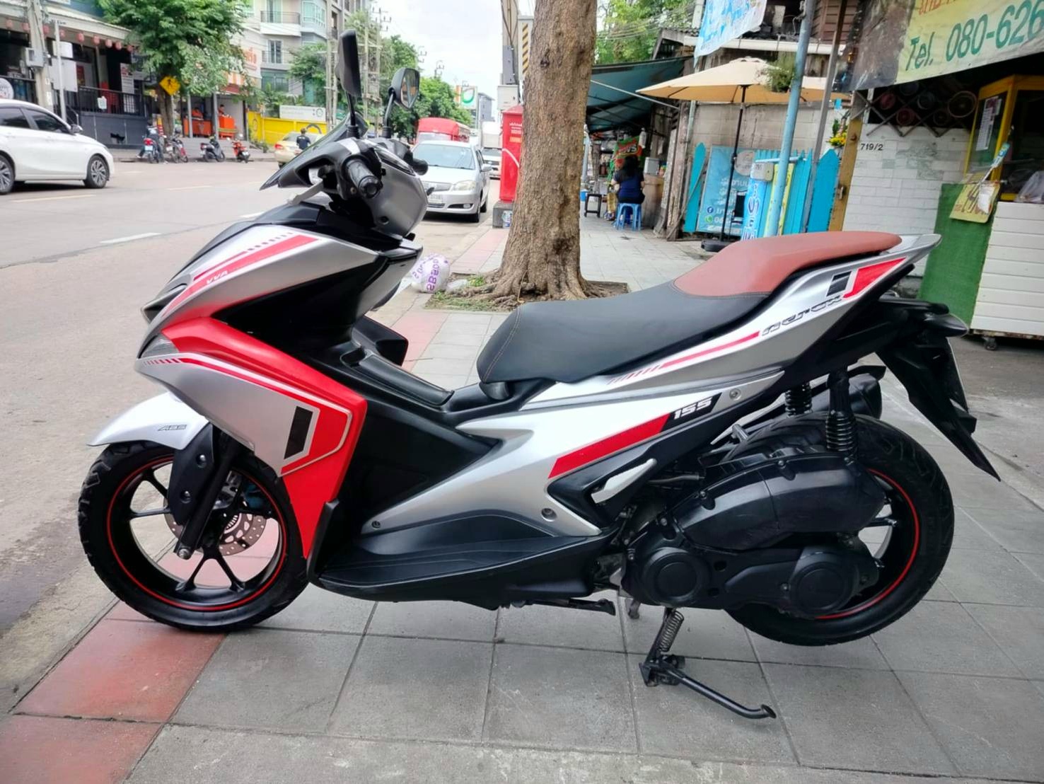 ปิดการขายพร้อมส่งจังหวัดน่านครับ aerox 155 abs สีเทา รุ่นท็อป 2019