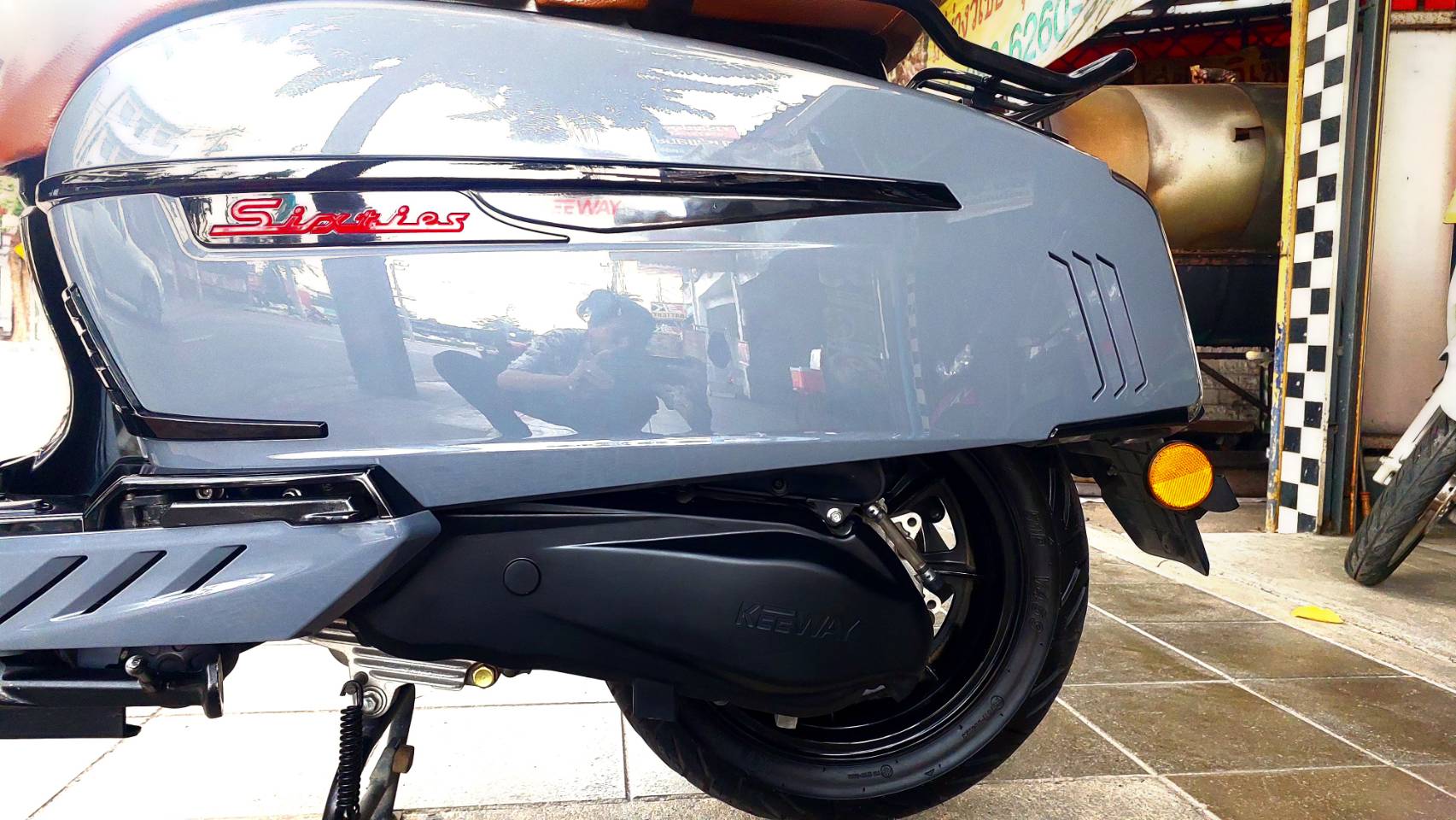 ปิดการขาย ส่งสระแก้วอีกคันครับ KEEWAY VICTORIA 200 สีเทาแรมโบสุดฮิต รุ่นใหม่สวยโดดเด่นไม่เหมือนใคร