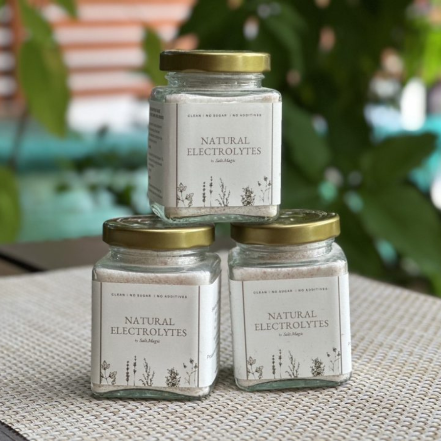 Salt Magic Natural Electrolytes อิเล็กโทรไลต์ ละลายน้ำดื่ม ทานง่าย ปราศจากน้ำตาล ไม่เติมแต่ง เกลือแร่