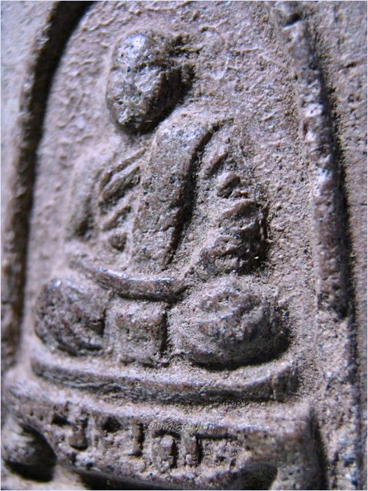 พระรูปเหมือนหลังเสือ เนื้อผงว่าน หลวงปู่นาค วัดแหลมสน จ.ชุมพร