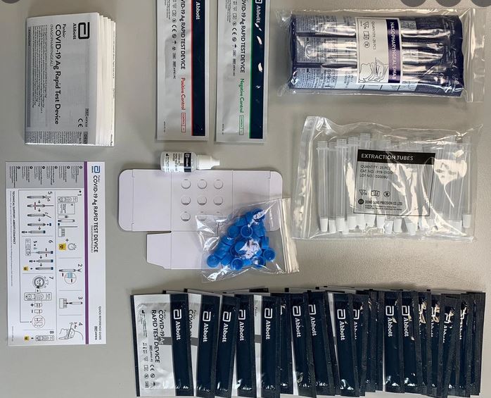 ชุดตรวจ Covid-19 Antigen ชนิดรวดเร็ว จาก Nasopharyngeal ( Abbott Covid-19 Ag Test Kit)