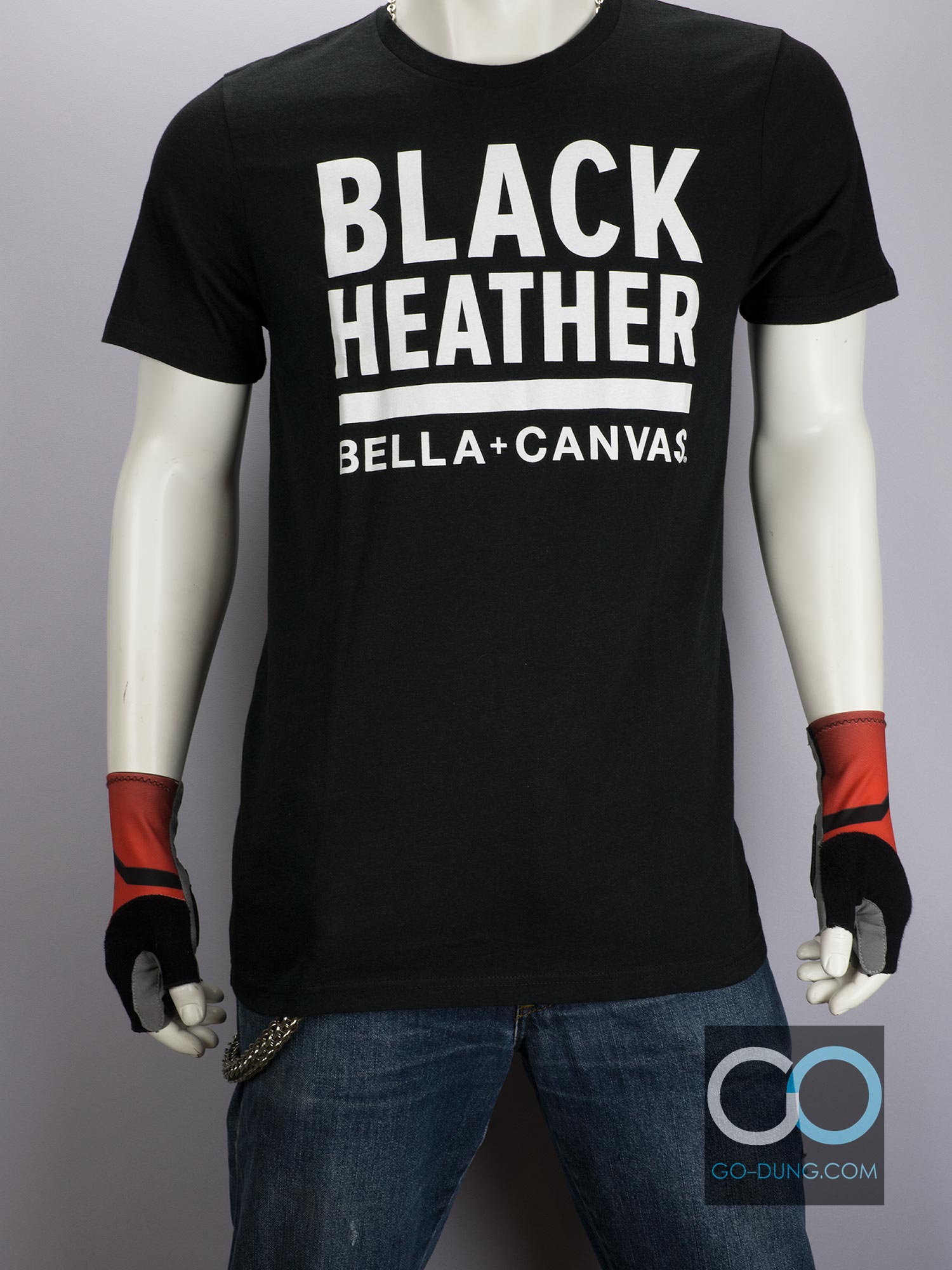 เสื้อยืดมือสอง Black Heater ผ้าบาง ยี่ห้อ CANVAS