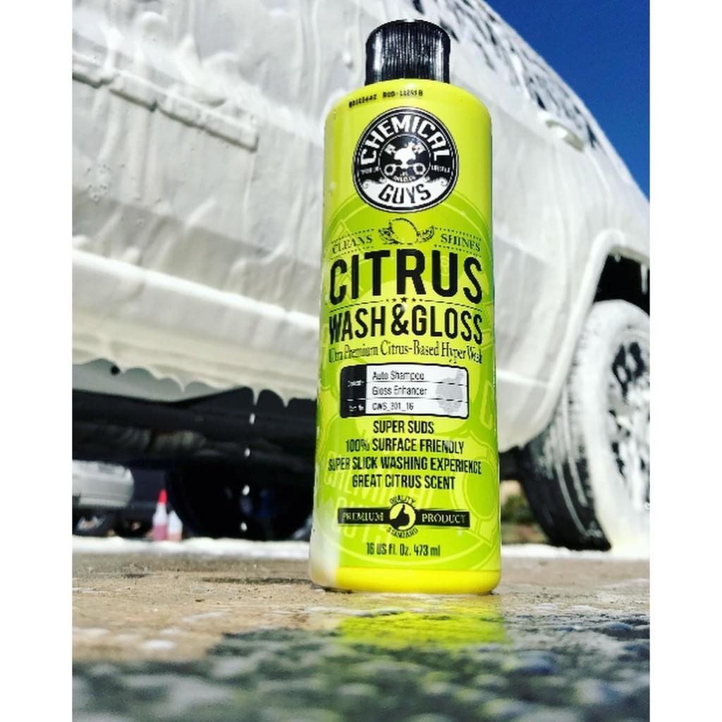 Chemical Guys - Citrus Wash Gloss แชมพูล้างรถ (16oz) (ขวดแท้)