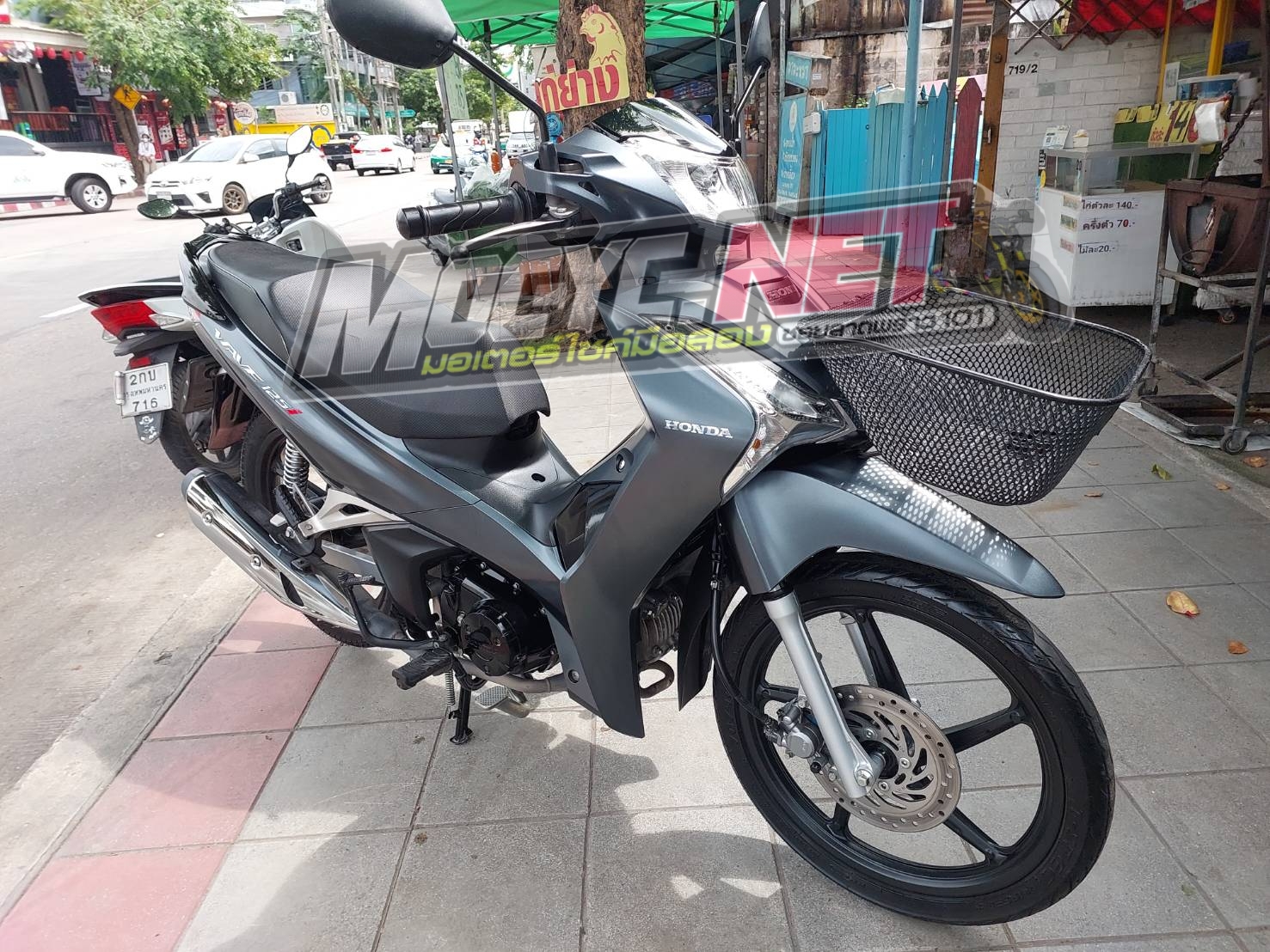 (ปิดการขาย) wave 125 led สีเทาตัวใหม่ปี 2022 รถบ้านมือเดียวซื้อสดจากป้ายแดง เช็คศูนย์ตลอด