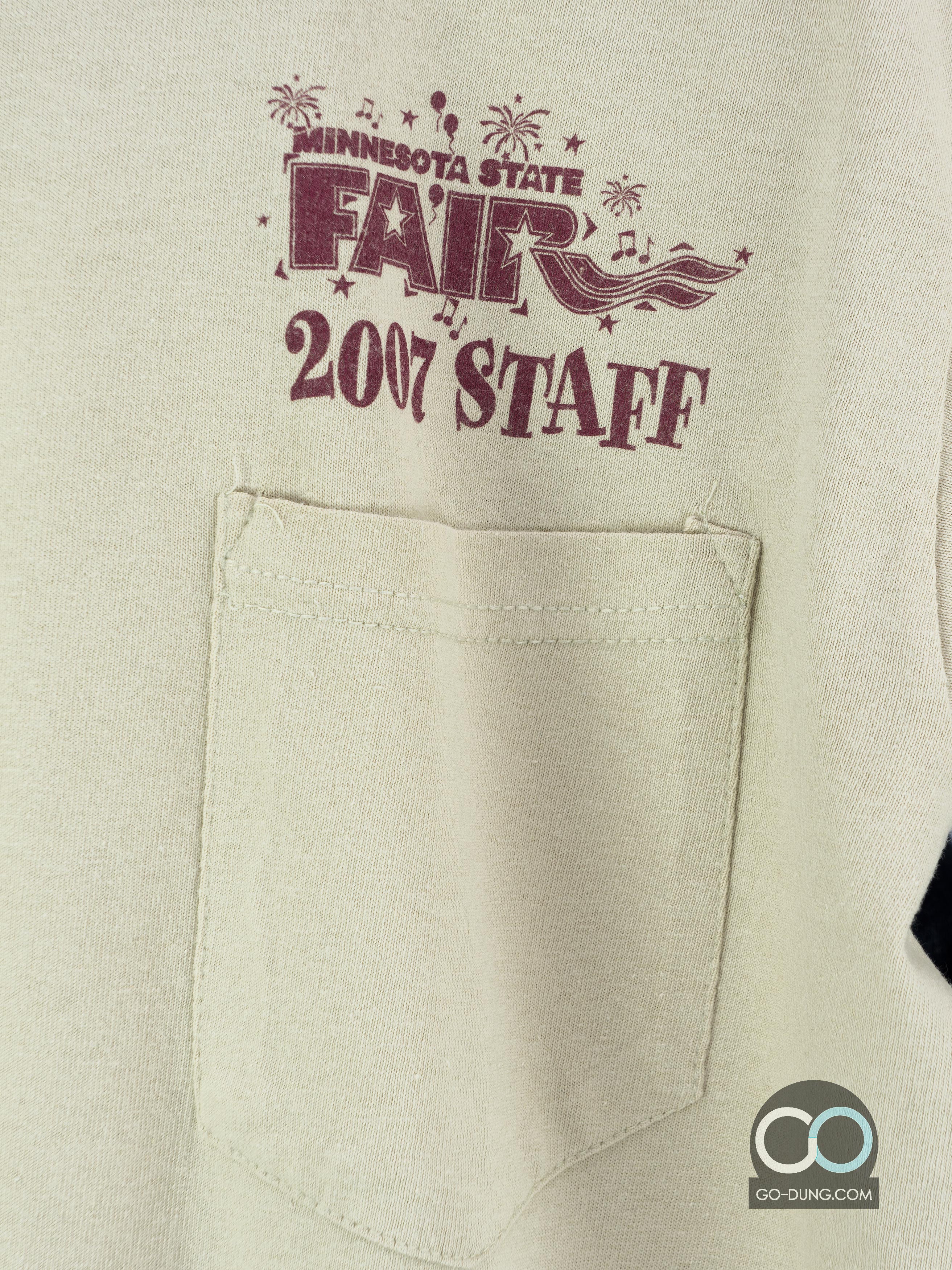 เสื้อยืดมือสอง GILDAN : MINNESOTA STATE FAIR 2007 STAFFผ้า 100 คอตตอน