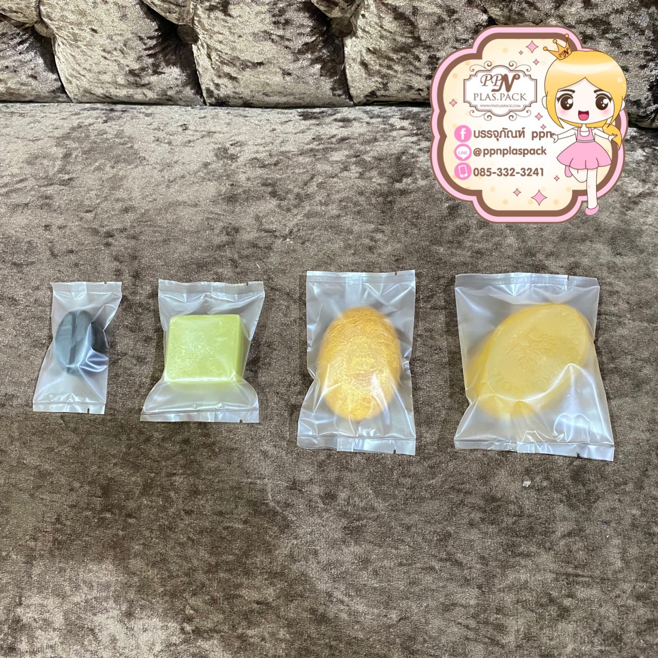 ซองพลาสติกขุ่น Matt เนื้อแมท ขนาด 8 X 13 cm. / 100 ใบ