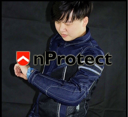 เสื้อการ์ดยีนส์ KOMINE JK-006 AIR FLOW
