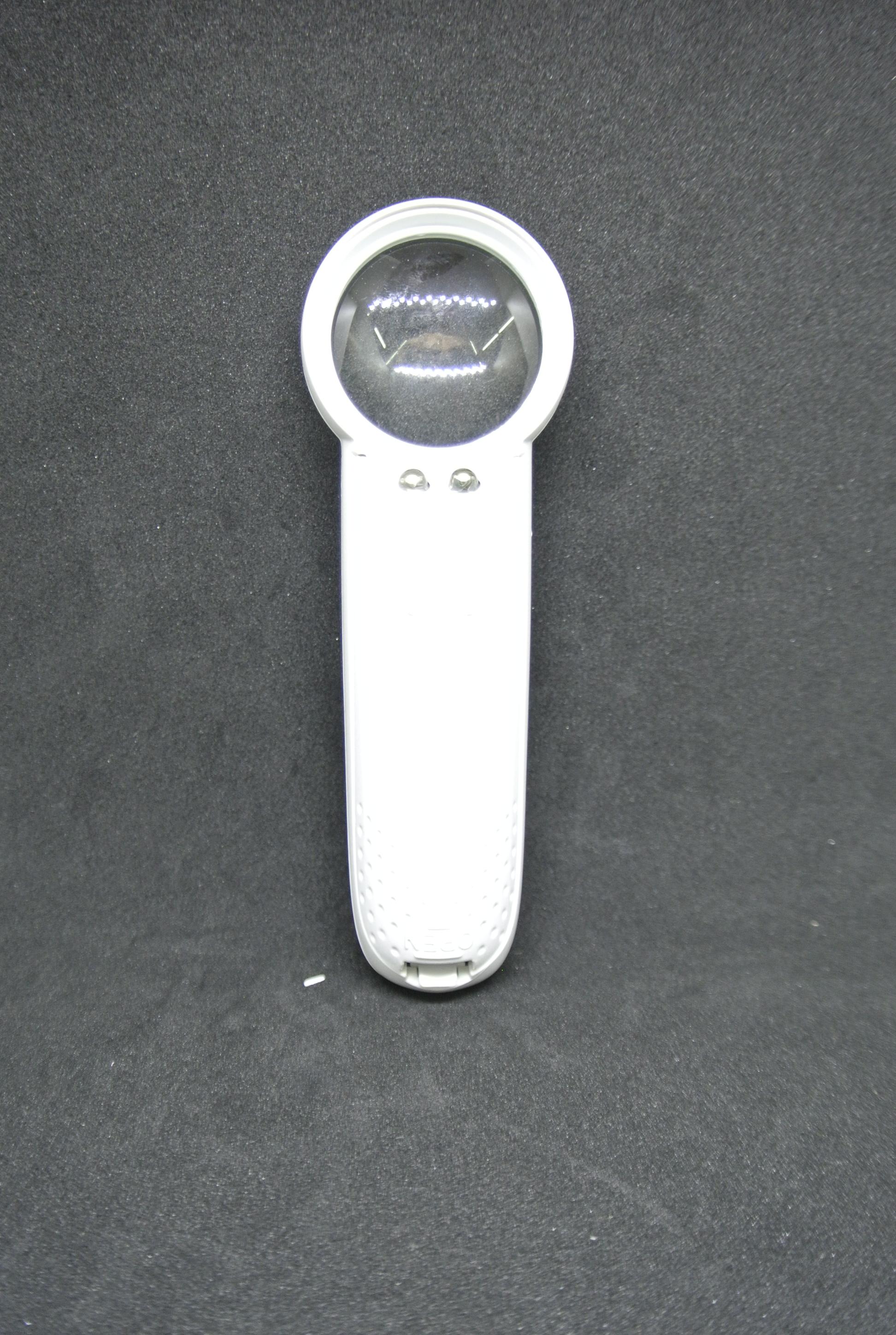 แว่นขยายHand-Hold Magnifier(Exclamation Mark Type) (สีขาว)