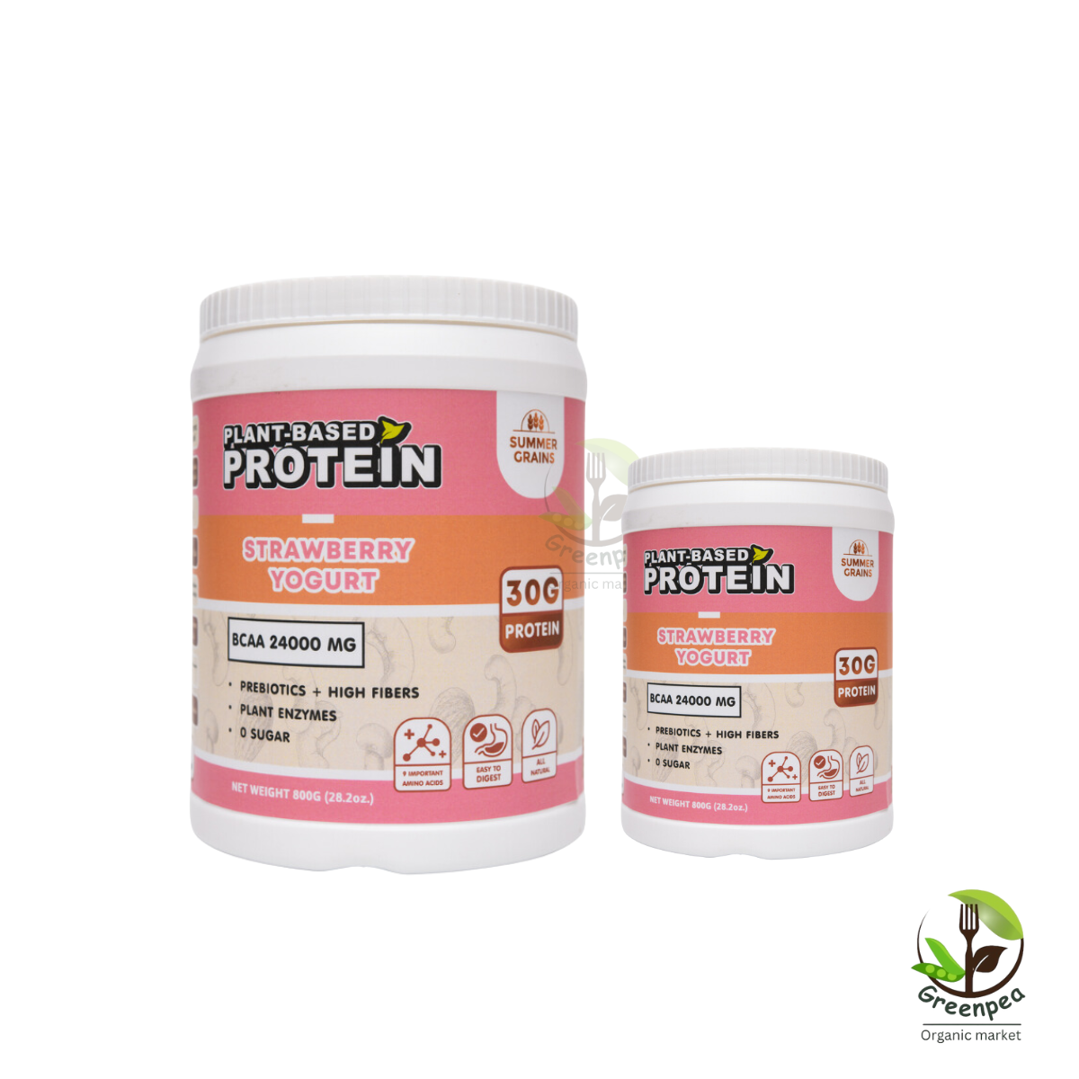 Summer Grains plant protein โปรตีน จากพืช ขนาด 400 g. / 800 g. อร่อยง่ายๆ ชงกับเครื่องดื่ม โปรตีนจากธรรมชาติ