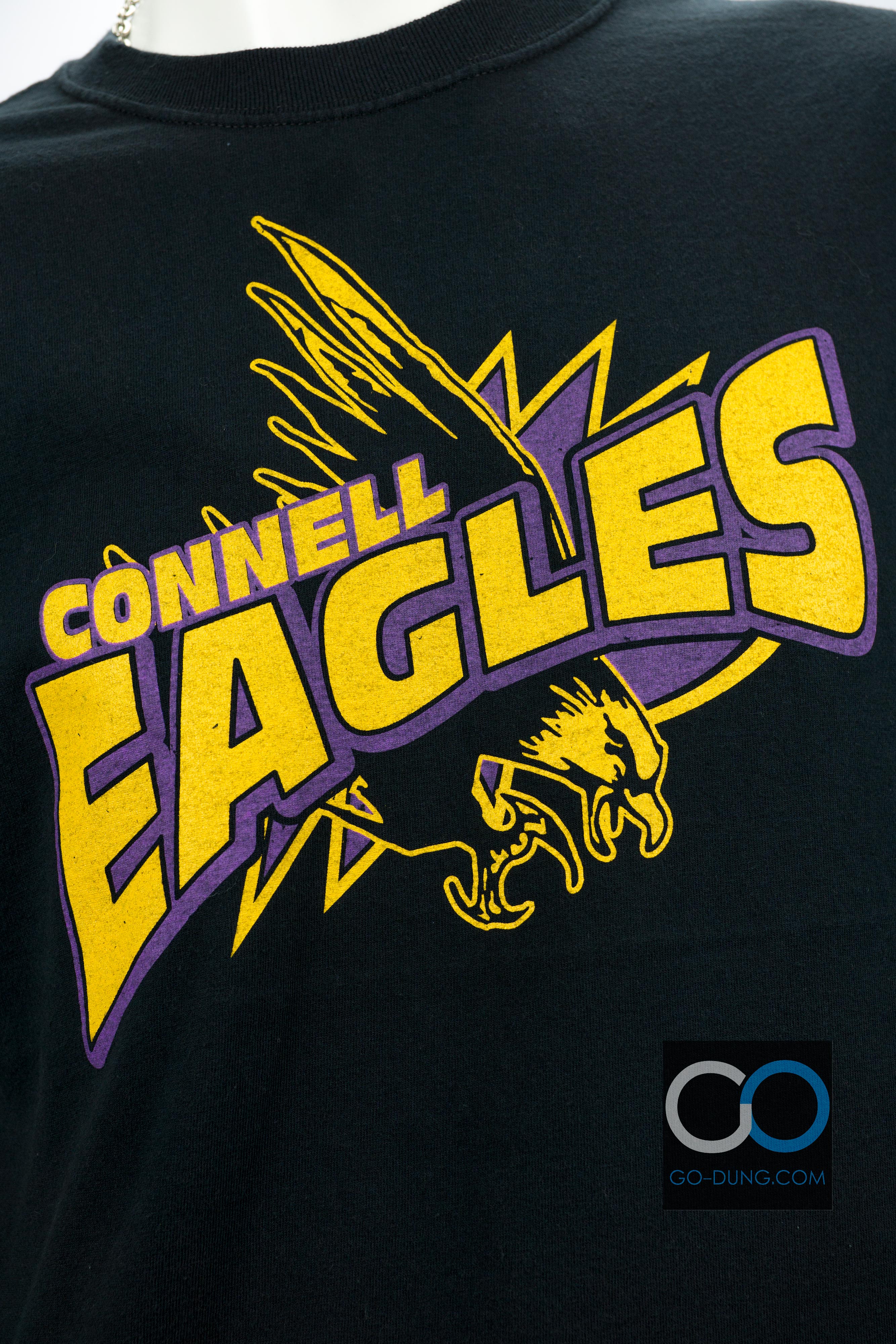 เสื้อยืดมือสอง PORT AND COMPANY : CONNELL EAGLES ผ้า 100 คอตตอน