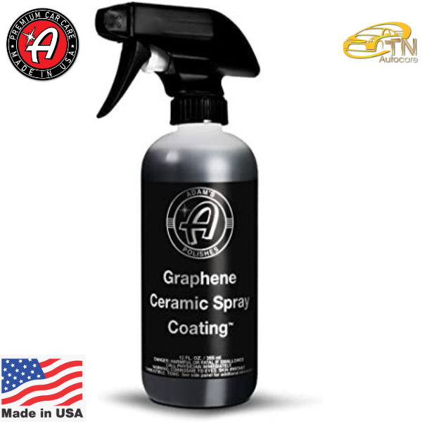 Adam's Graphene Ceramic Spray Coating(12oz/355ml) ผลิตภัณท์อดัมส์กราฟีนสเปรย์เคลือบสูตรมาตราฐาน