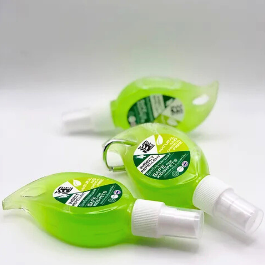 leaf greener me Natural Insect Repellent Spray 50ml. เสปรย์กันยุง และ แมลง ปลอดภัยสำหรับเด็ก และ สัตว์เลี้ยง ไม่มีสารเคมี ลีฟ กรีนเนอร์ มี